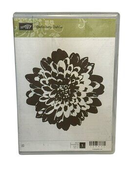 Pre-Owned Stampin’ Up! Definitely Dahlia 1-Pcs Cling Floral Stamp Sale-A-Bration